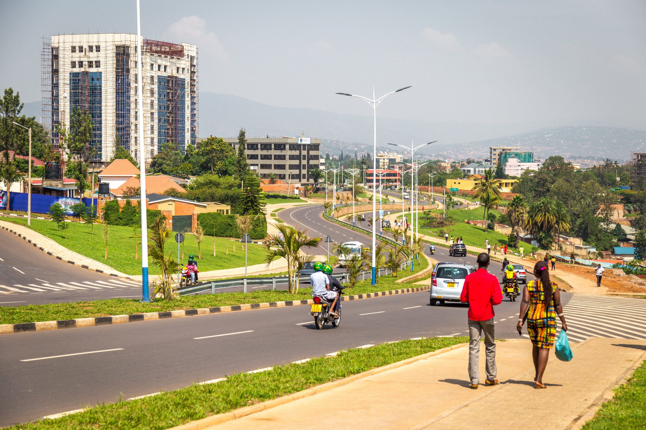 driving through Kigali city is very easy