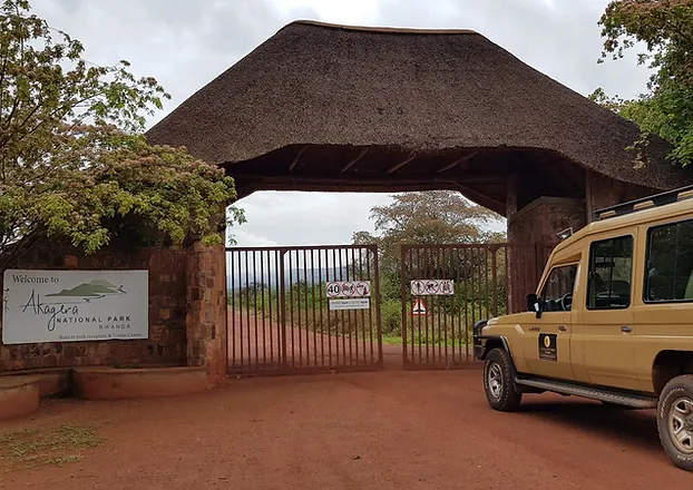 Driving to AKagera national park 