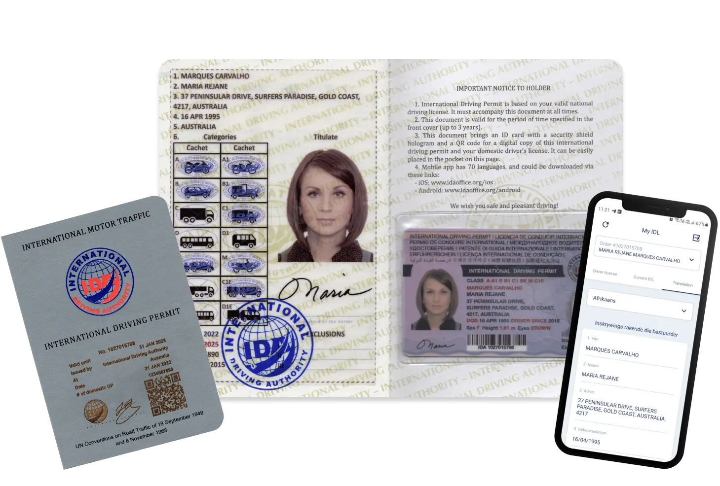 International driving permit for self driving Rwanda